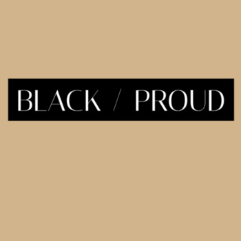 Black and Proud - Ladies Short-sleeve T-shirt  Design
