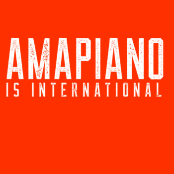 Amapiano Is International - Unisex Platinum Short-sleeve T-shirt Design